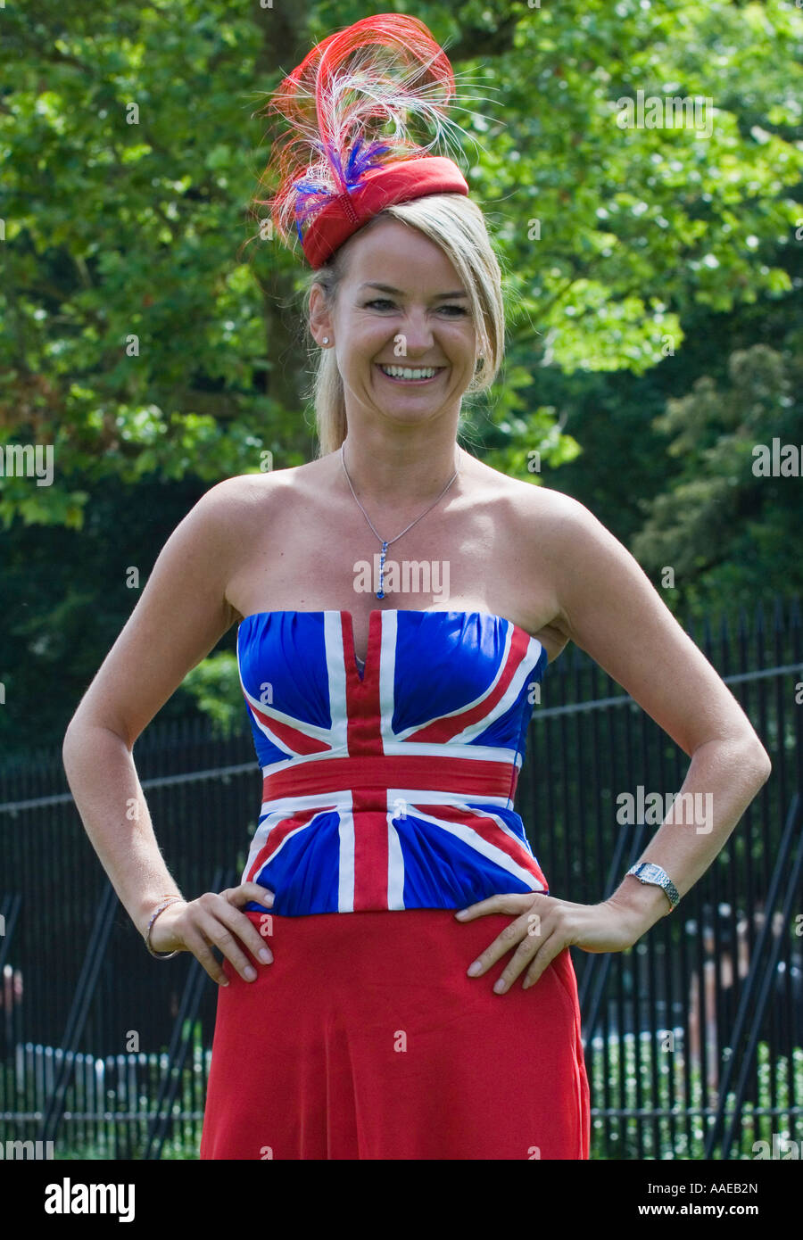 chinese dress ladies Girls Union Jack Dress Without Sleeves