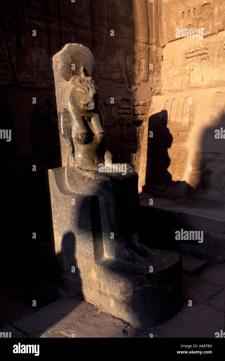Statue of Sekhmet, The Lioness Goddess of War, Medinet Habu, Luxor ...
