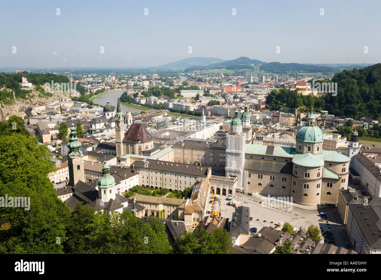 Old Town with St Peter s Archabbey and Franciscan Church Salzburg ...