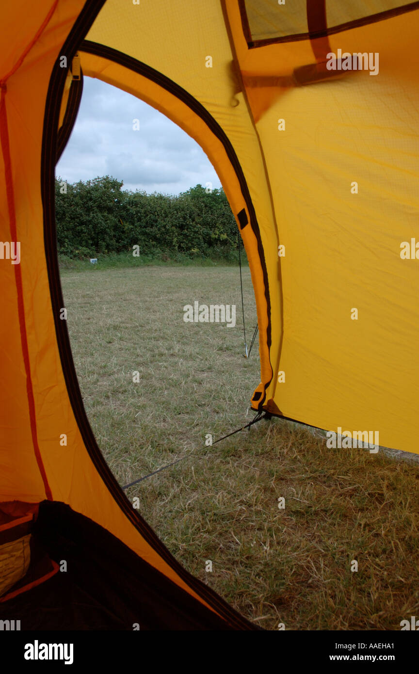 Lightweight tent porch Stock Photo Alamy