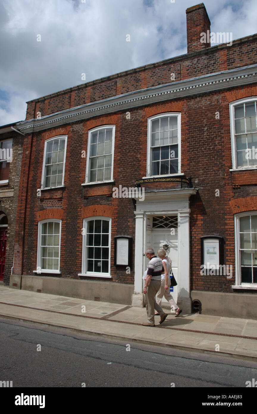 Gainsborough's House in Sudbury, Suffolk, UK Stock Photo Alamy