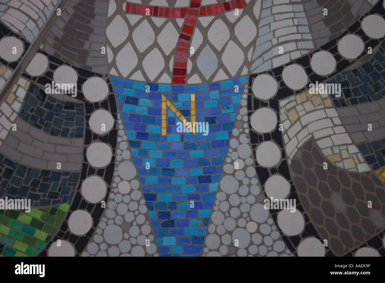 BALCONY RAILING WITH TILED INLAY FEATURE AT KINGS BEACH QUEENSLAND