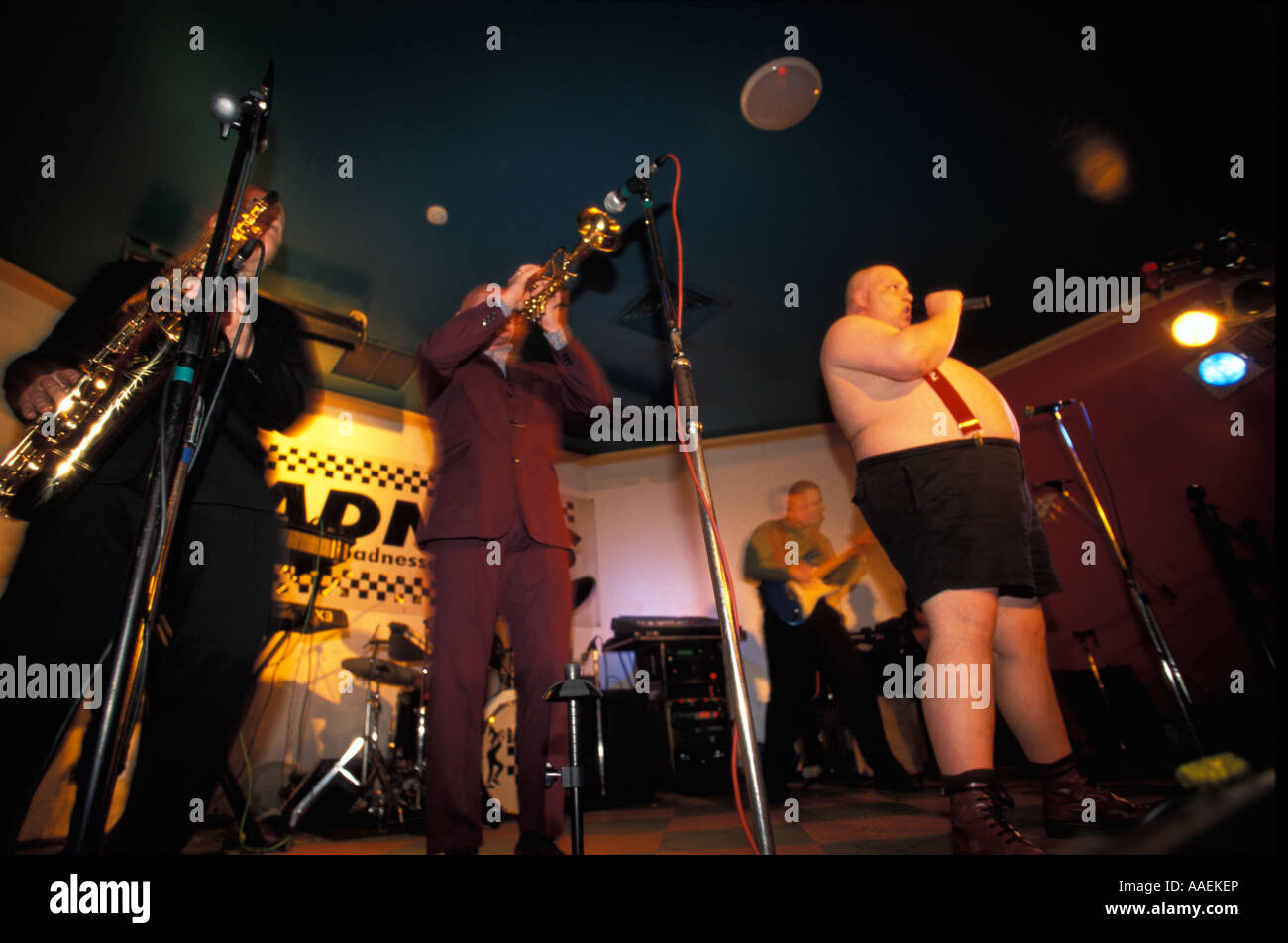 Band on stage at Bristol Floating Harbour Bristol River Avon England United Kingdom