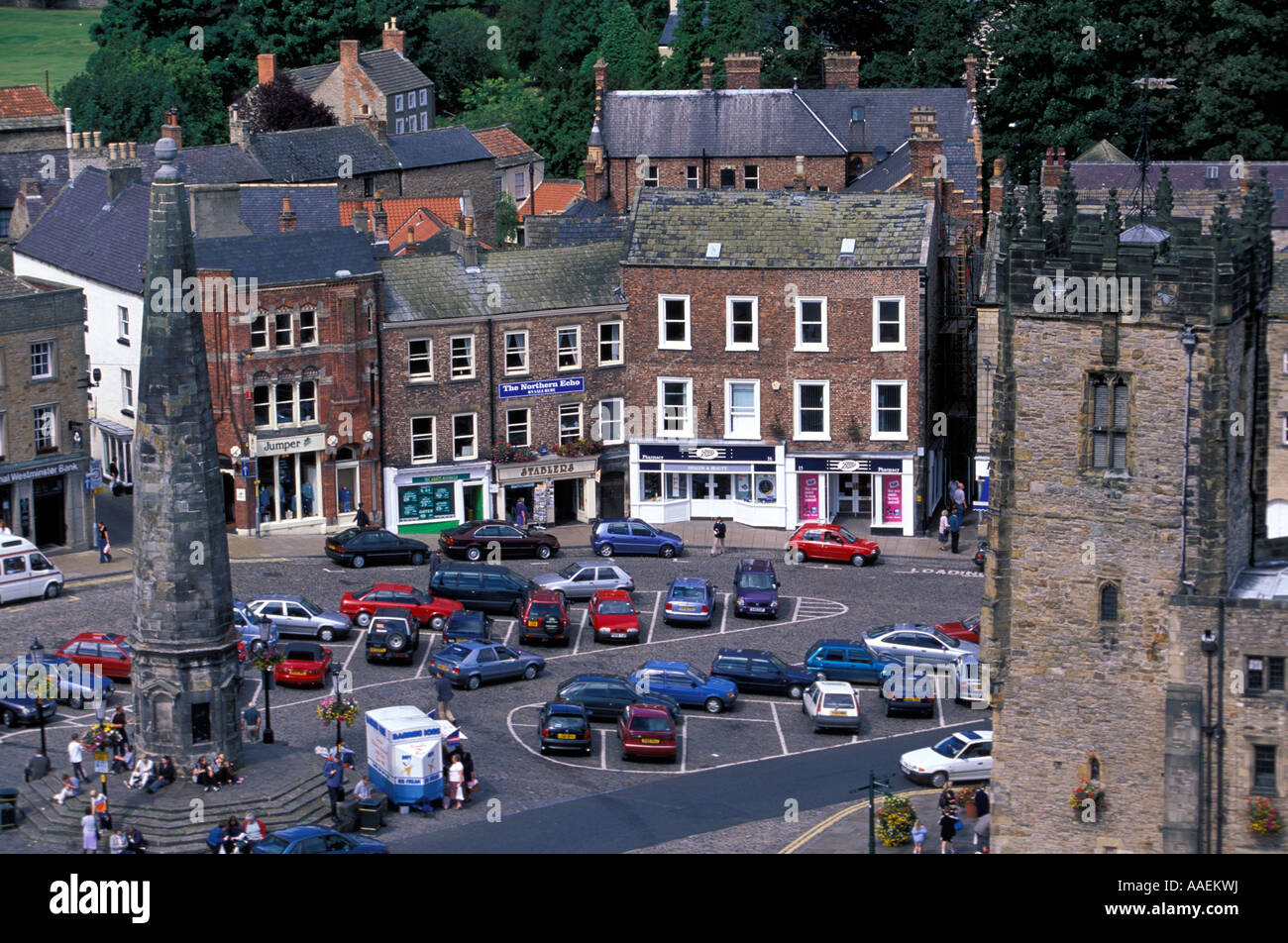 Market square richmond north yorkshire hires stock photography and