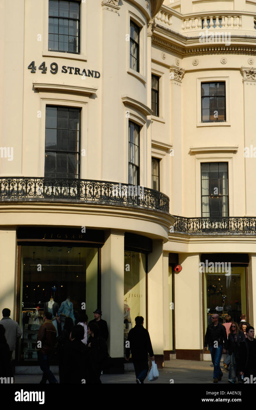 Elegant building at 449 The Strand London England Stock Photo - Alamy