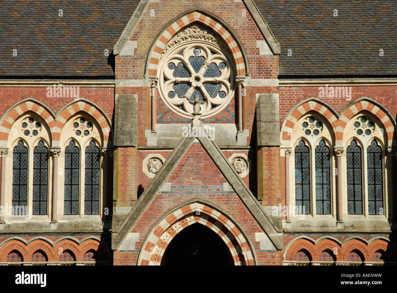 Close up of Harrow Public School Vaughan Library Harrow on the Hill
