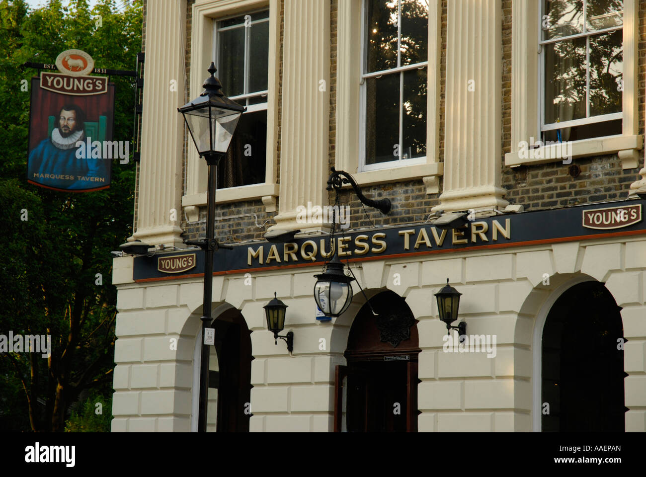 The Marquess Tavern in Canonbury Street Islington London England Stock