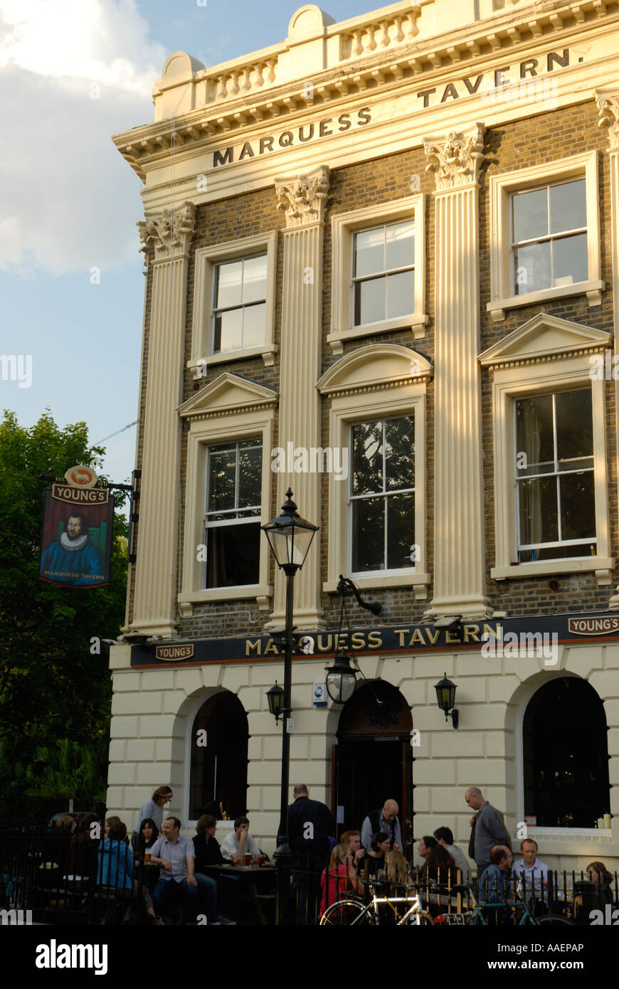 The Marquess Tavern in Canonbury Street Islington London England Stock
