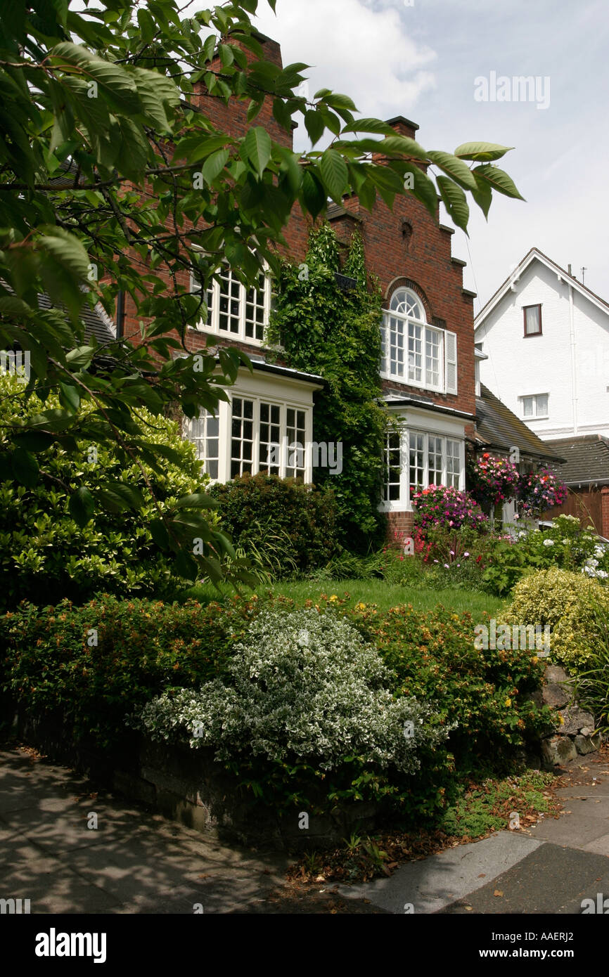 Residential house Bournville Birmingham UK Stock Photo Alamy