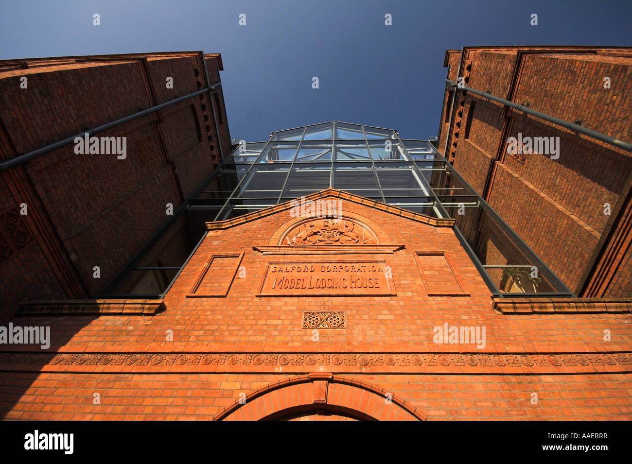 Salford Corporation, Model Lodging House, Bloom Street, Manchester, Salford, UK Stock Photo