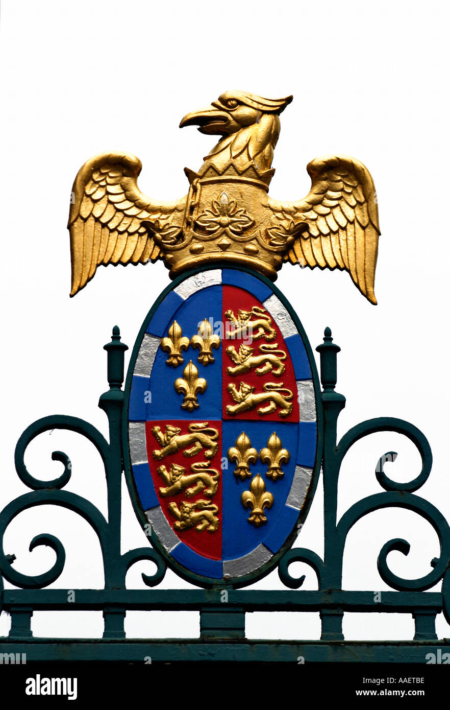 St John's College Coat of Arms shown as a cutout on white background