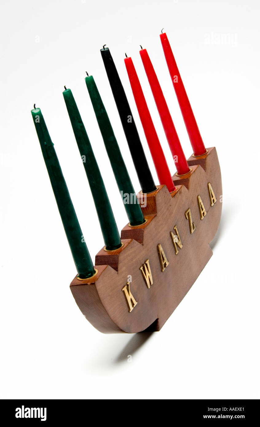 Kwanzaa candelabra hires stock photography and images Alamy