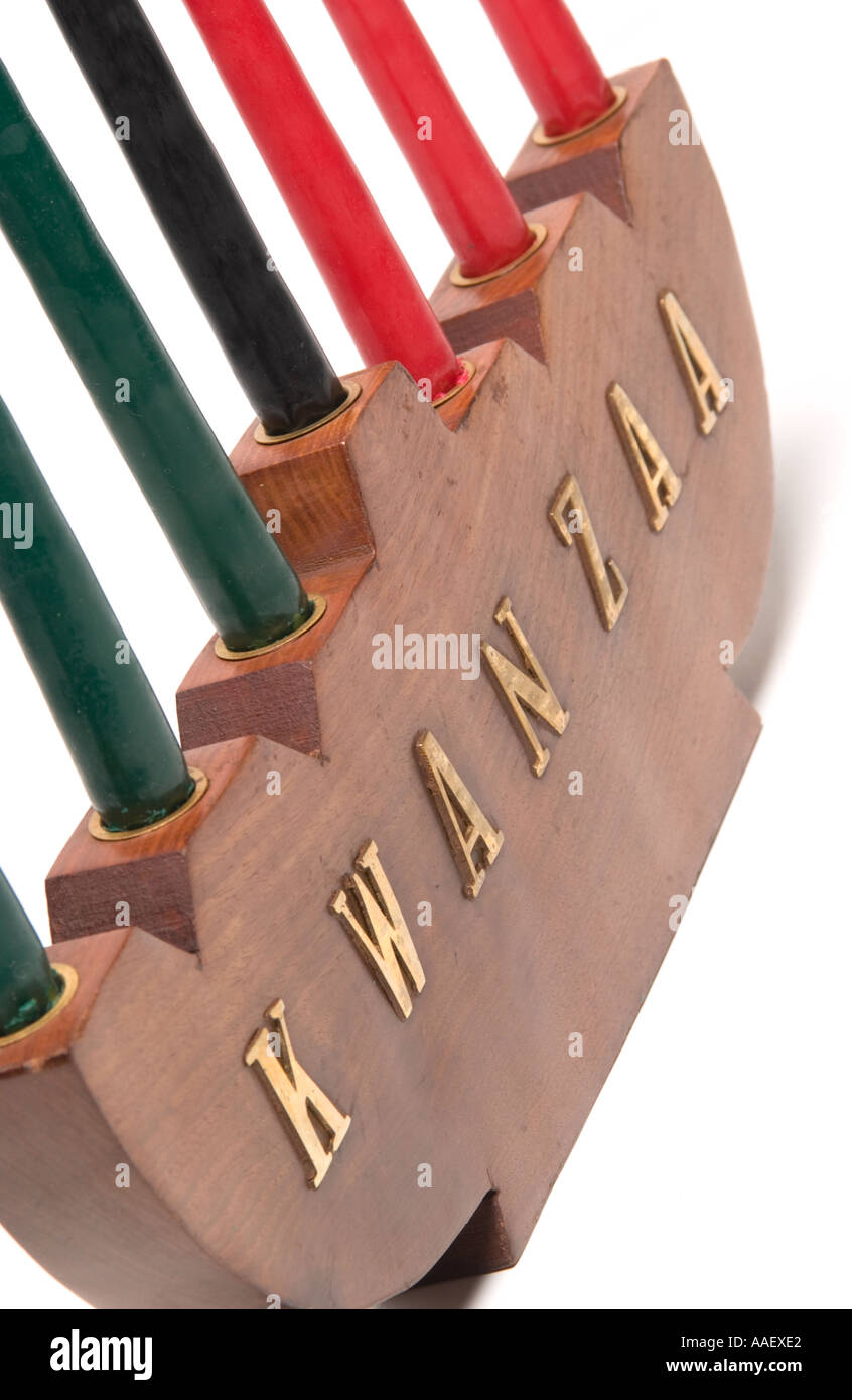 Kwanzaa candelabra hires stock photography and images Alamy