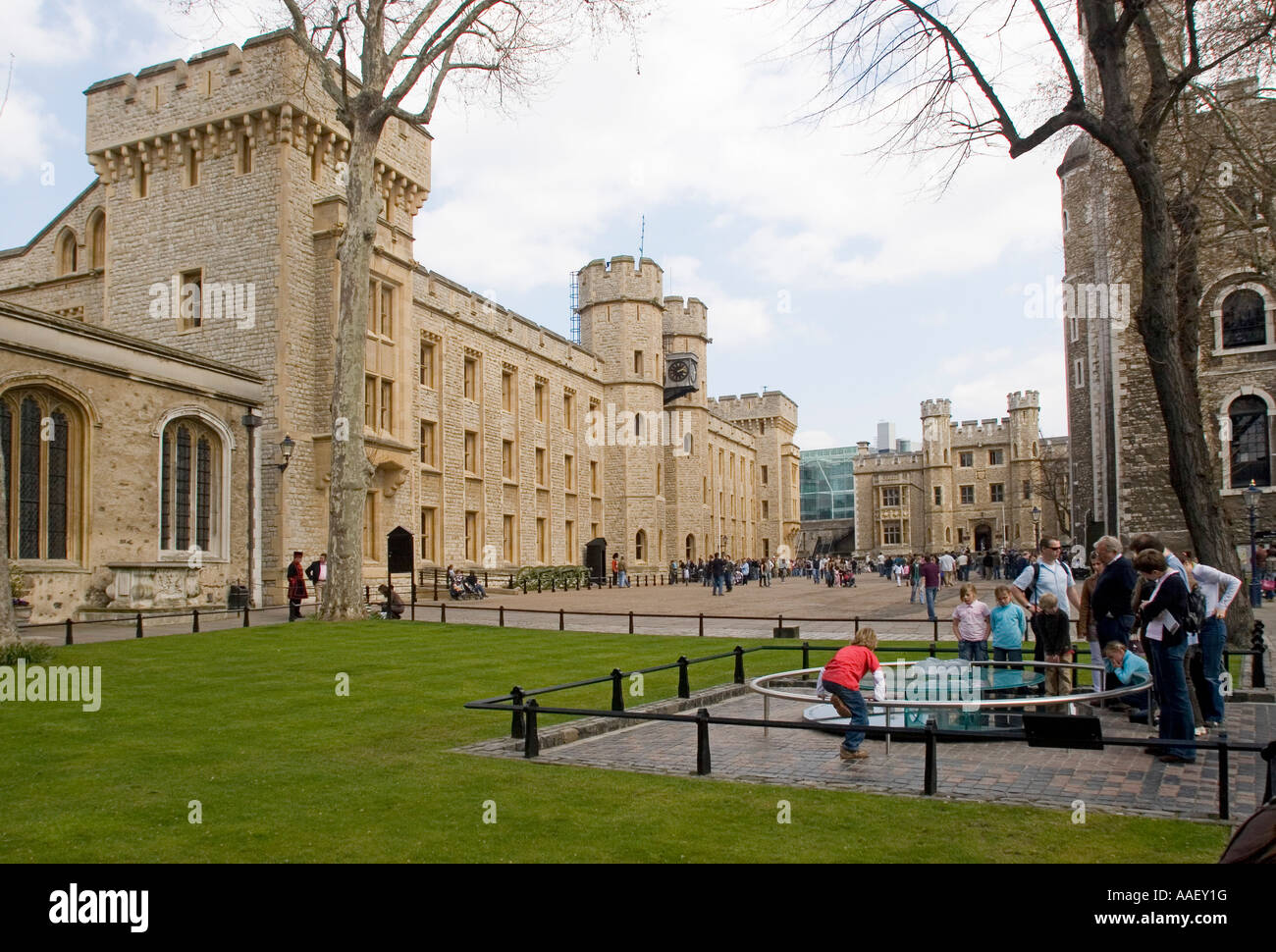 Jewel House at the The Tower of London  City of London Stock Photo