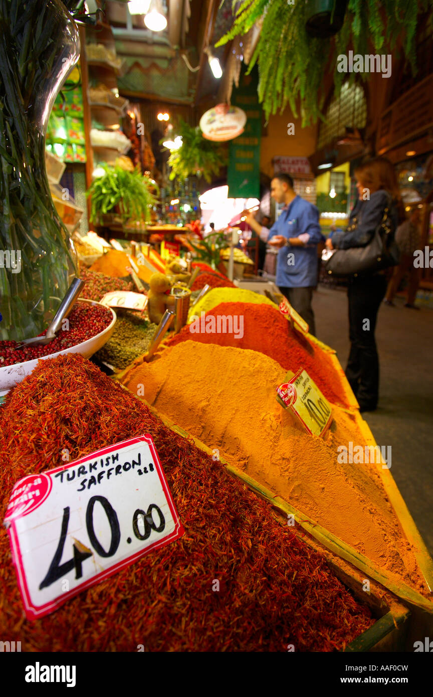 the Spice Bazaar Istanbul Turkey Stock Photo