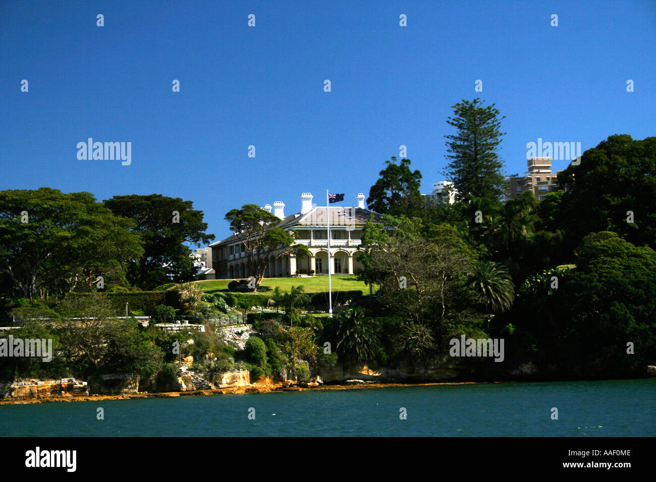 Admiralty House, Sydney Australia, residence for the Governor-General Stock Photo