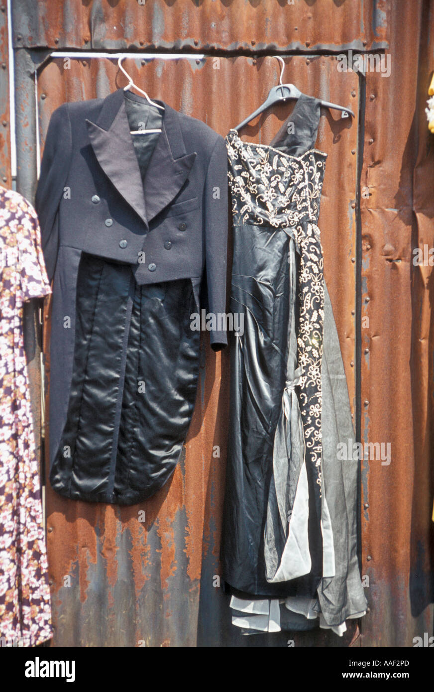 Formal Clothes at Paris Flea Market Stock Photo Alamy