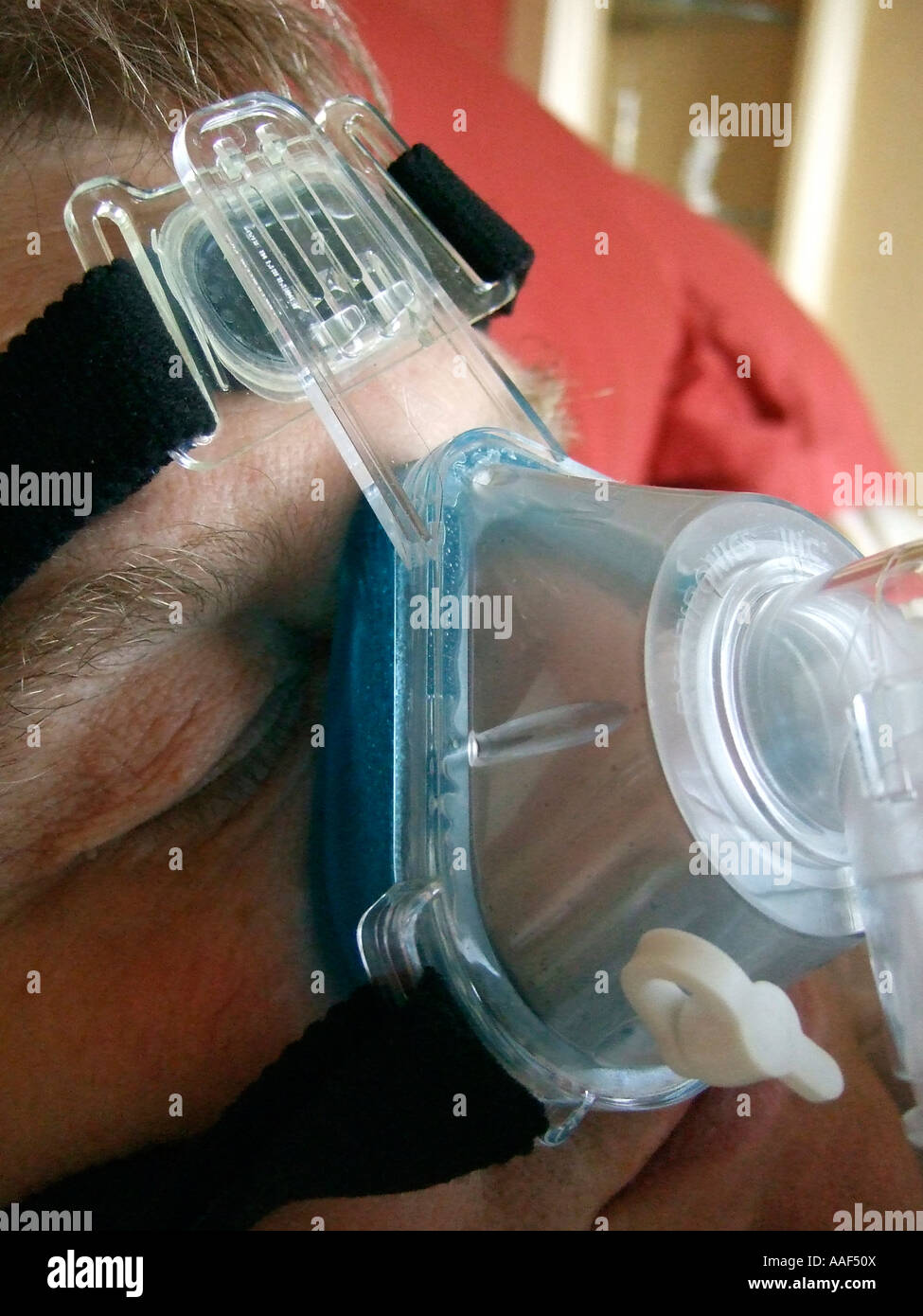 sleep apnoea mask Stock Photo Alamy