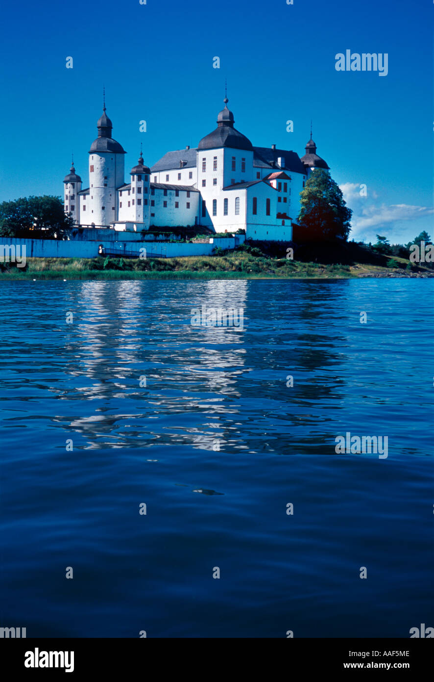 Läckö castle on Vänern lake, Sweden Stock Photo - Alamy