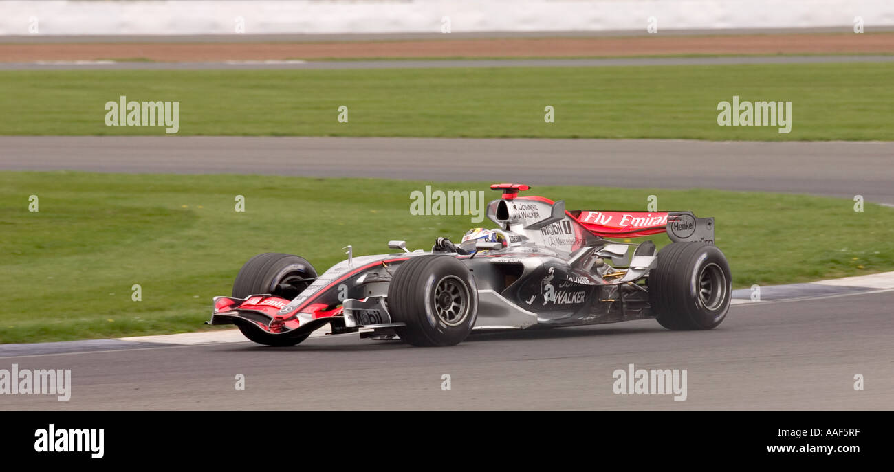 Juan Pablo Montoya McLaren Mercedes Stock Photo