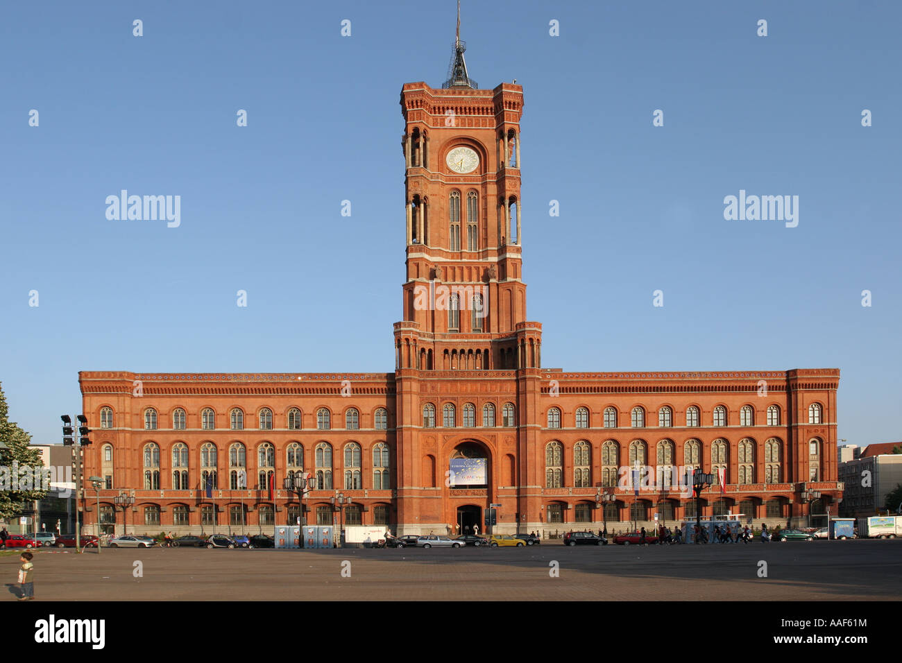 Rotes Rathaus, Berlin Stock Photo