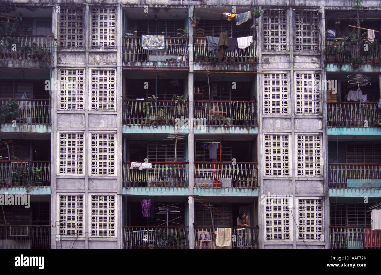Houses in Yangon Myanmar Stock Photo Alamy