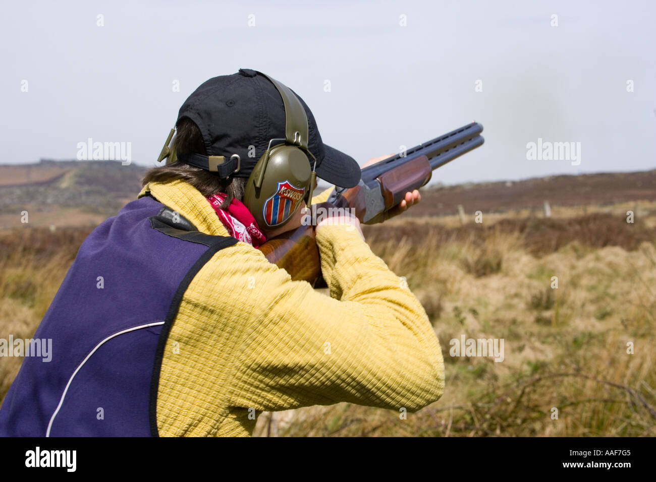 clay shooting uk Stock Photo Alamy