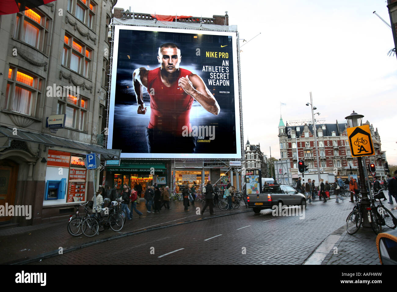 Nike advertisement with the football player Fabio Cannavaro Stock Photo -  Alamy