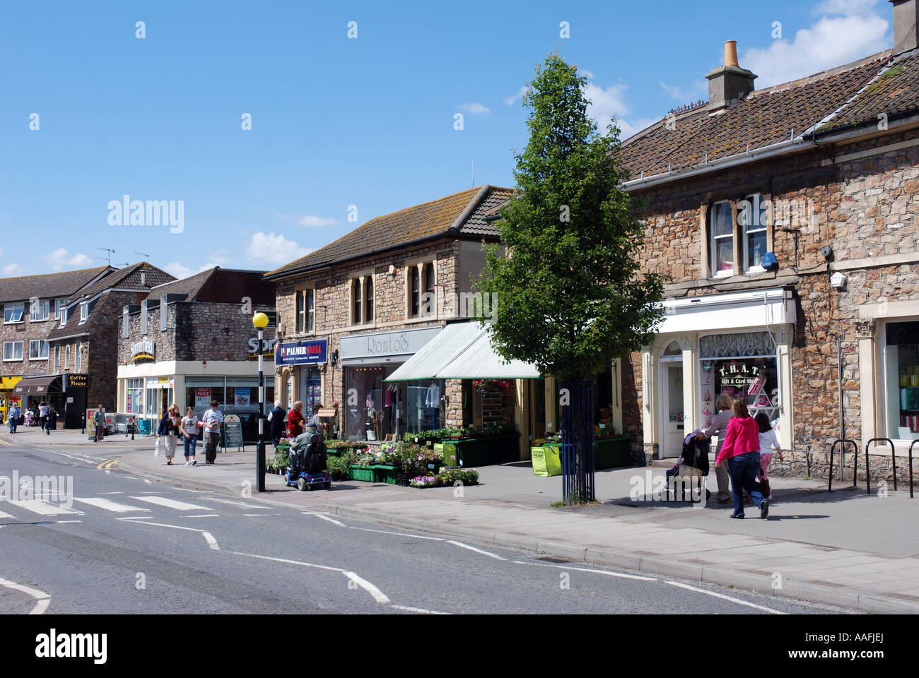 High Street, Portishead, Somerset, England, UK Stock Photo Alamy