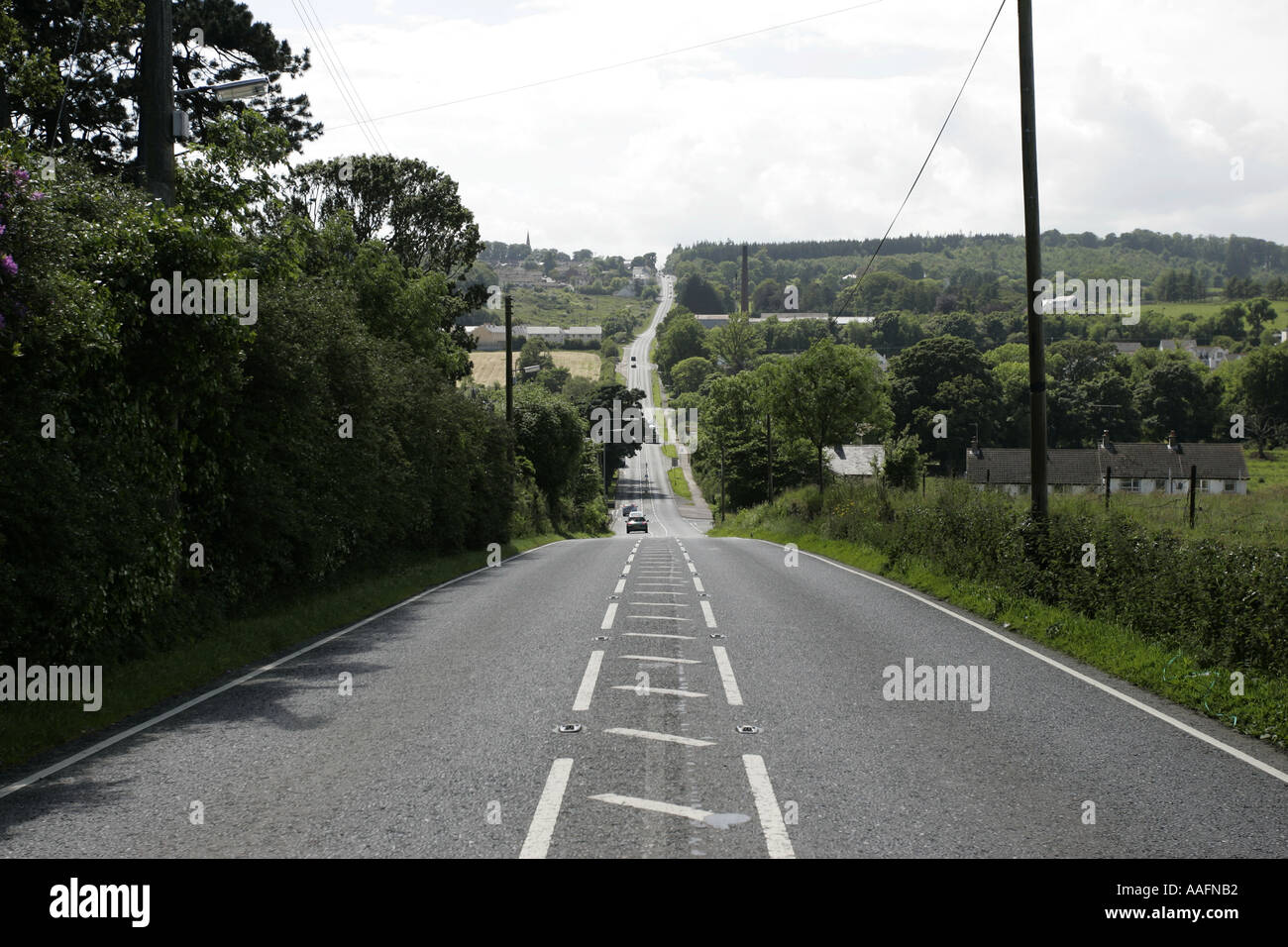 Clough to Castlewellan road county down northern ireland Stock Photo