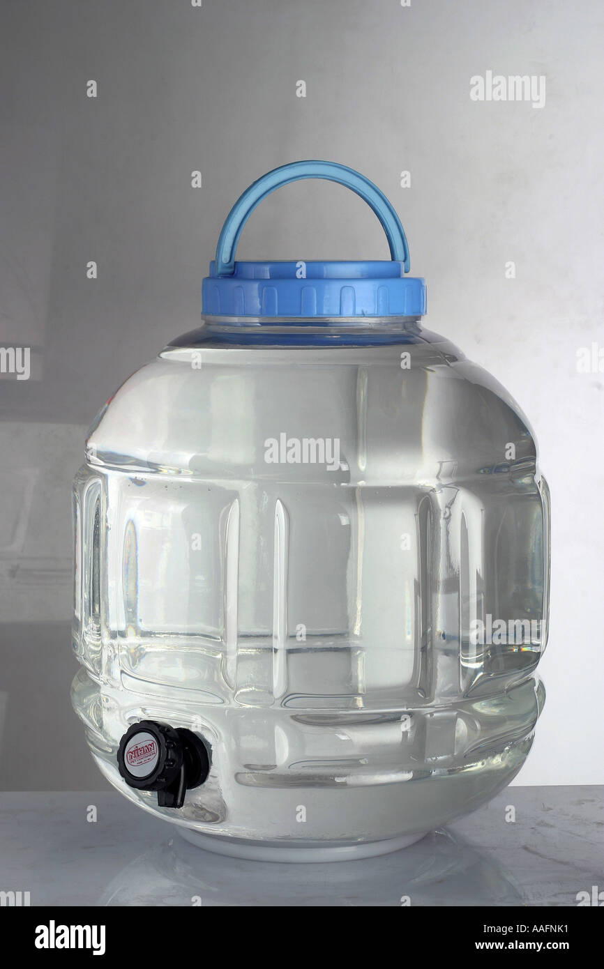 HPA78571 Distilled water Jar Stock Photo Alamy