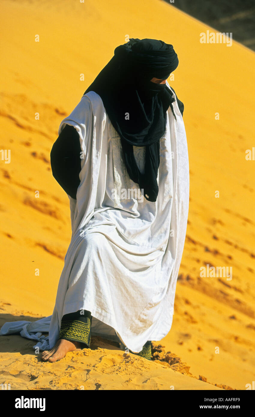Portrait of nomad bedouin in Tunisia Stock Photo Alamy