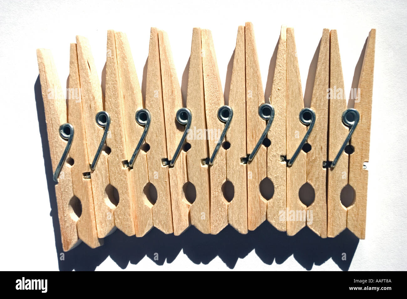 wooden pegs Stock Photo Alamy