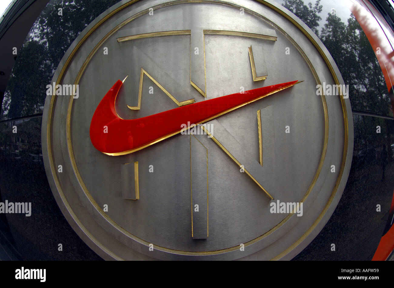 Niketown Nike shop store kudamm ku damm kurfurstendamm sportswear sport  swoosh logo brand Stock Photo - Alamy