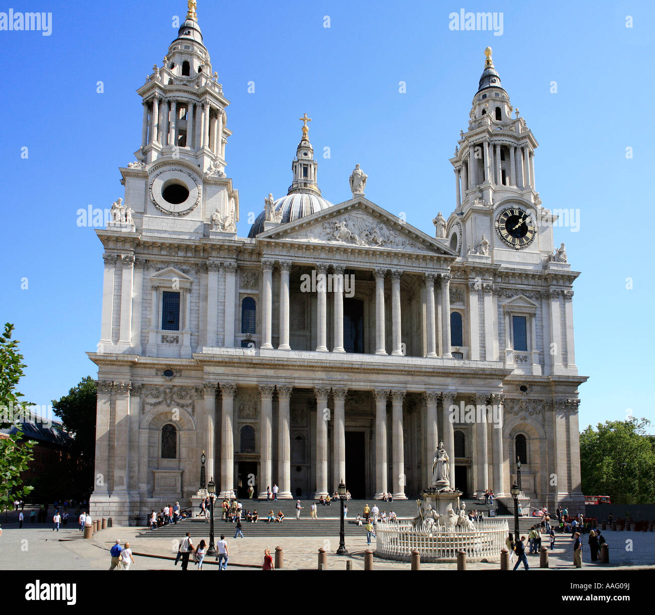 Saint Pauls Cathedral in London Stock Photo
