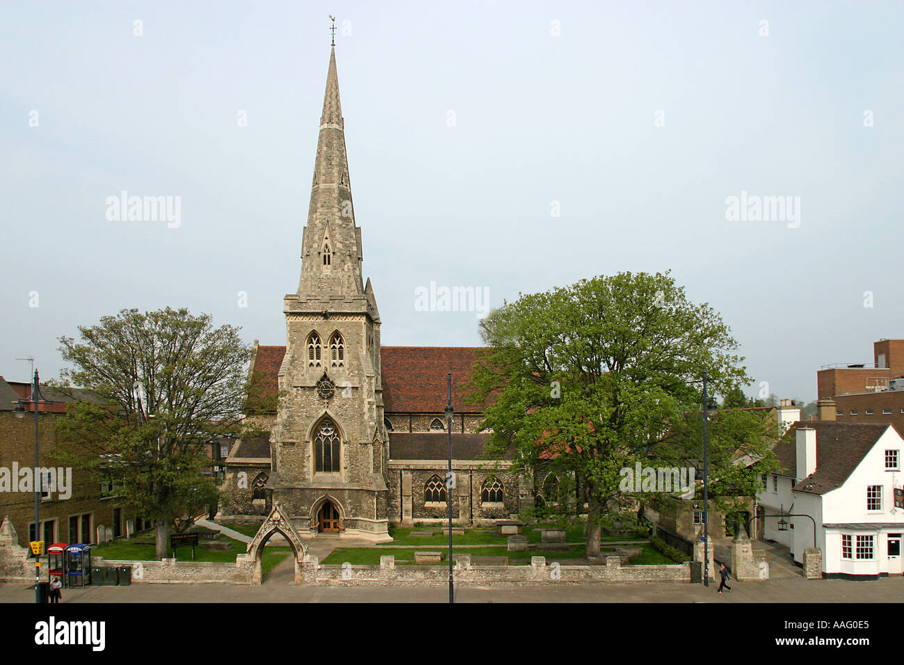 St edward the confessor church romford essex stock photo alamy