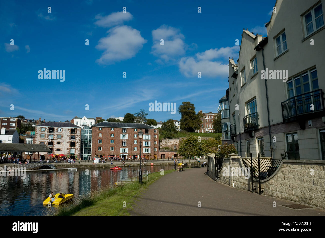 Exeter Quay Exeter Devon GB Stock Photo Alamy