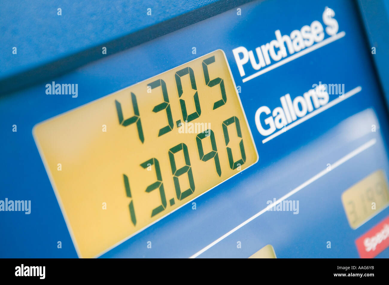 Filling up the car at a gas station in Harlem New York City USA April ...
