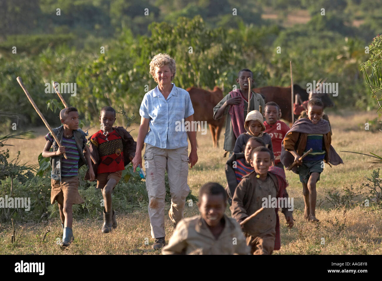 SES Scientific Exploration Society Blue Nile expedition 200511 Stock