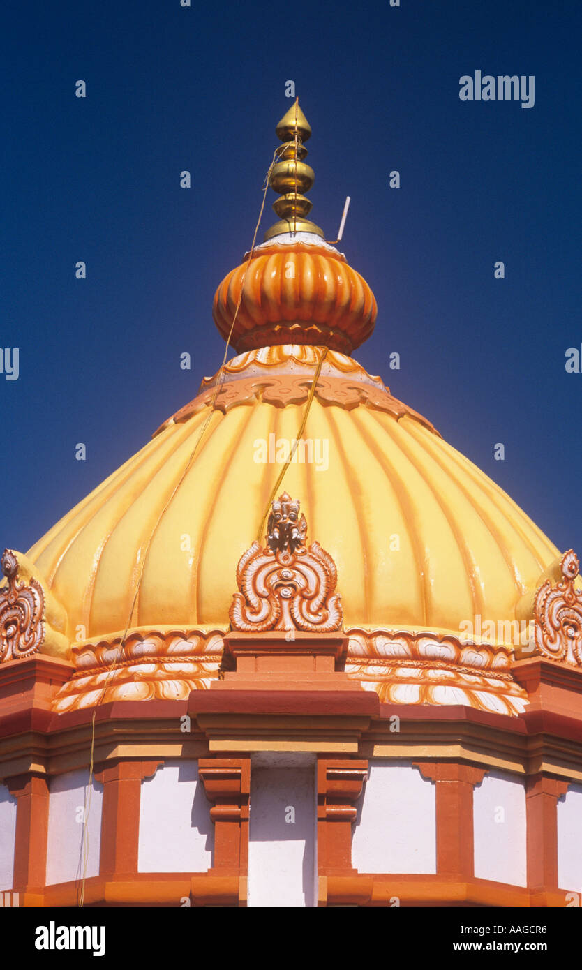 Divar Island Dome of Hindu Temple Tiswadi Goa India Stock Photo