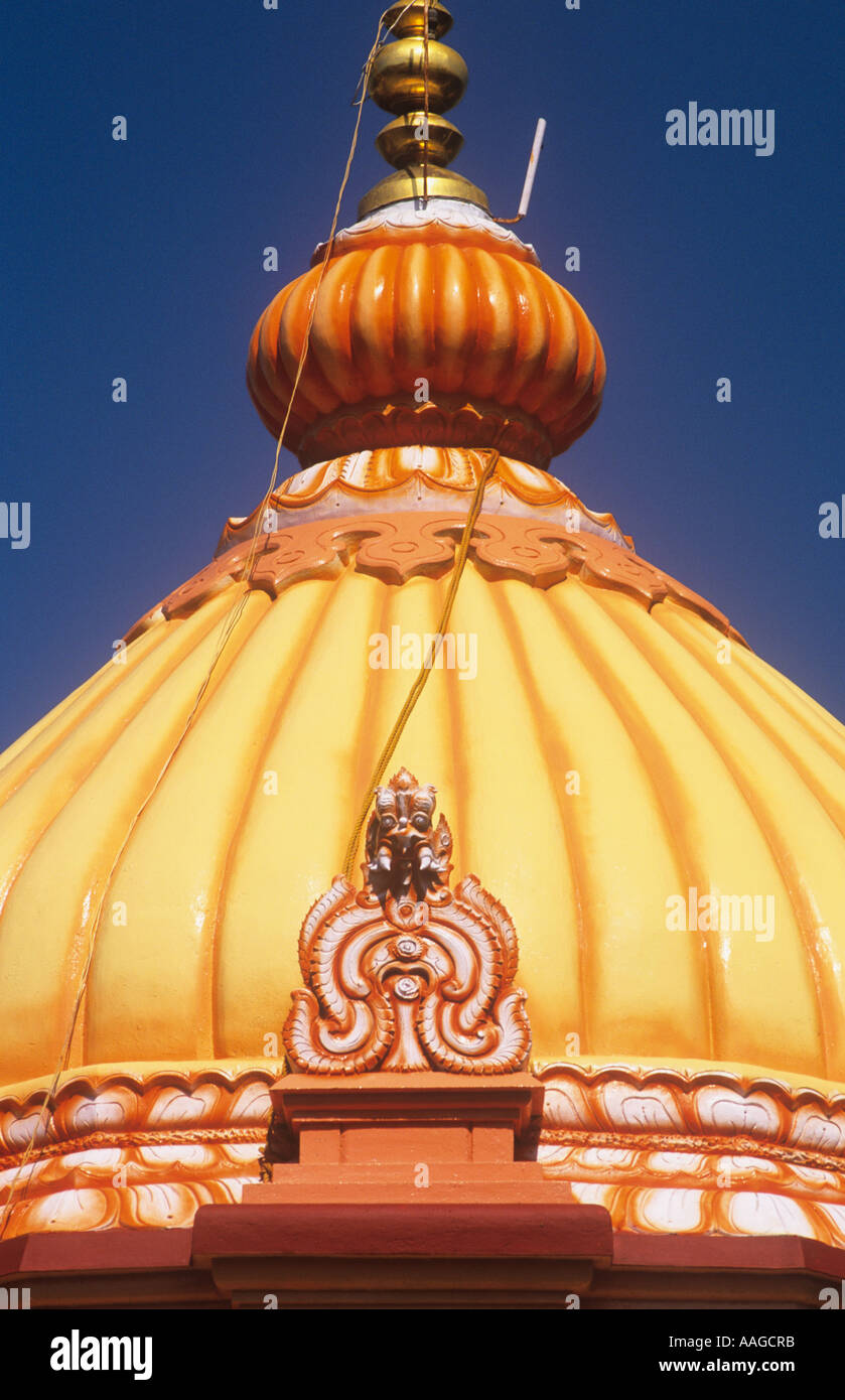 Divar Island Dome of Hindu Temple Tiswadi Goa India Stock Photo
