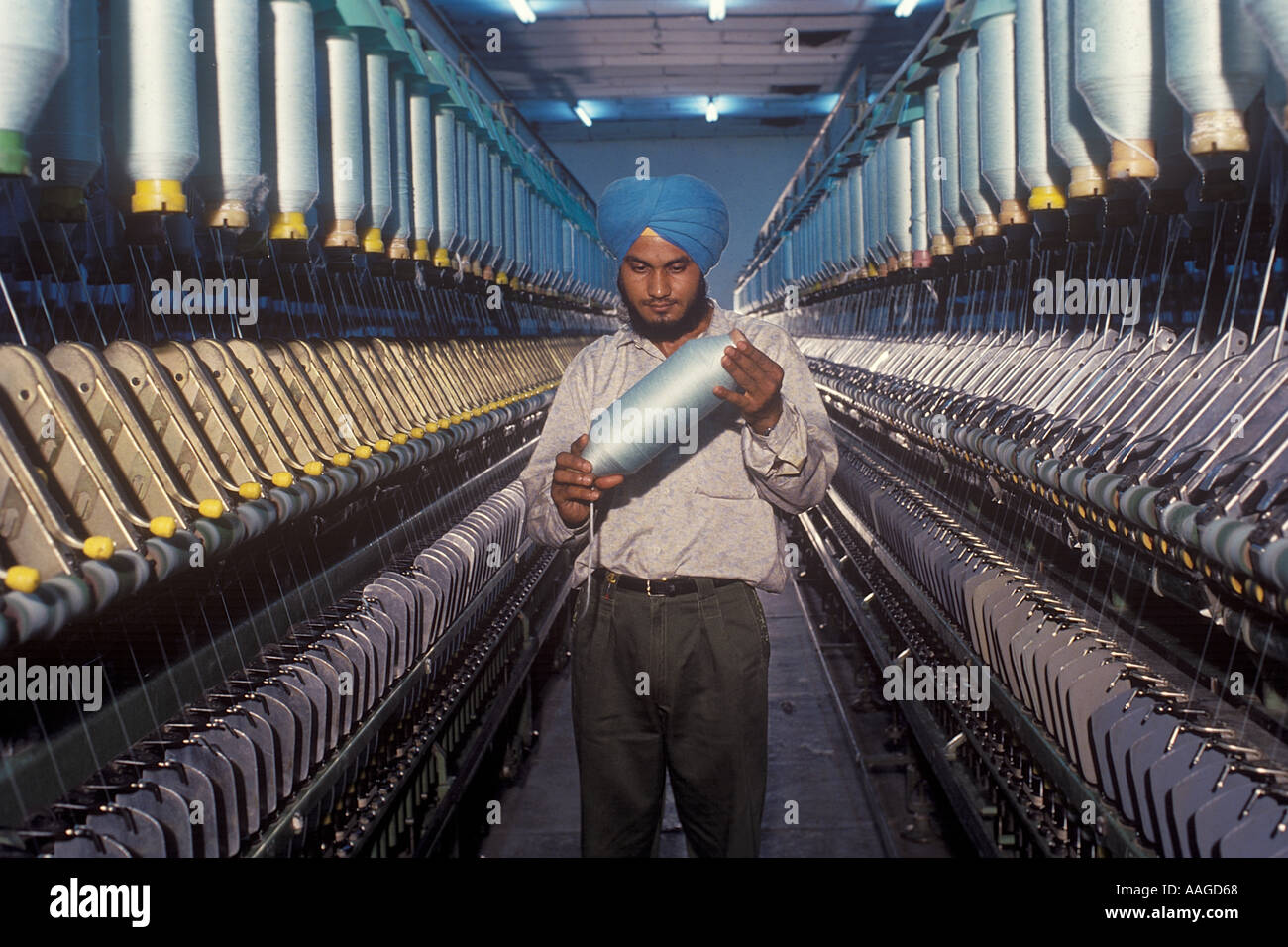 Textile factory Ludhiana Punjab India Stock Photo