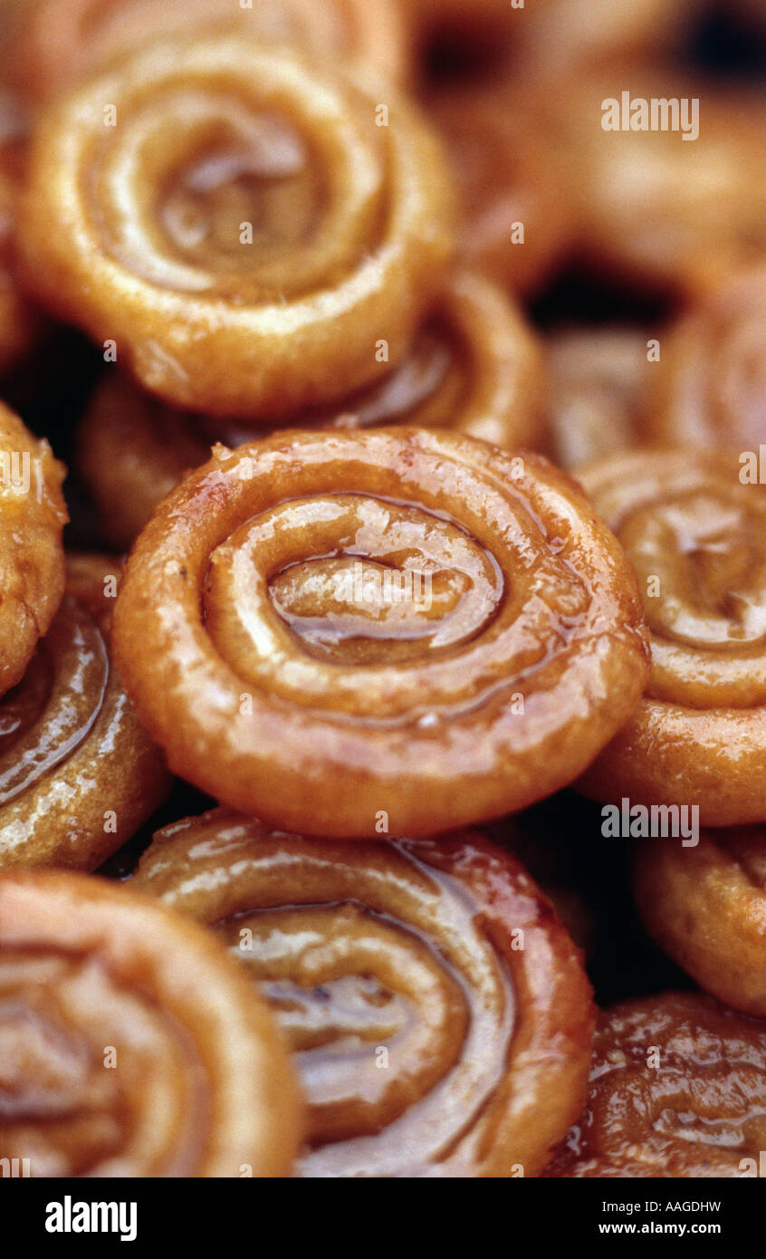 Moroccan sweets - Fez, MOROCCO Stock Photo - Alamy