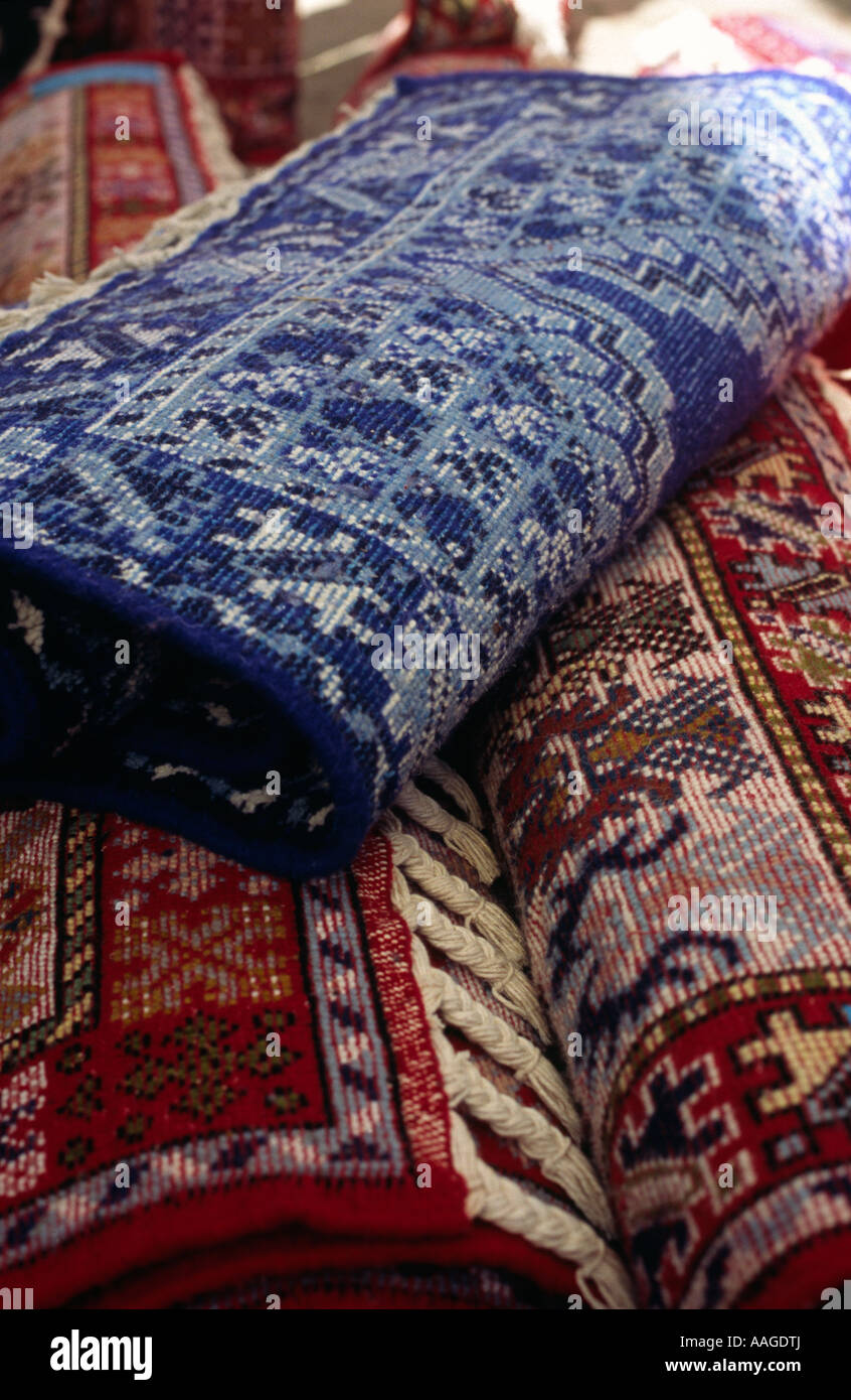 Moroccan carpets Rabat, MOROCCO Stock Photo Alamy