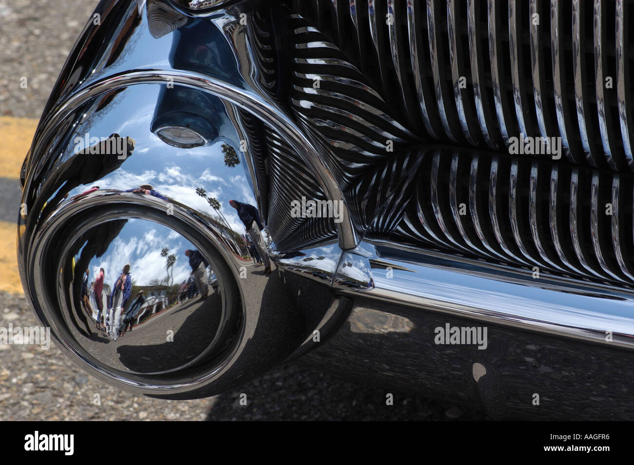Classic American Car Stock Photo - Alamy