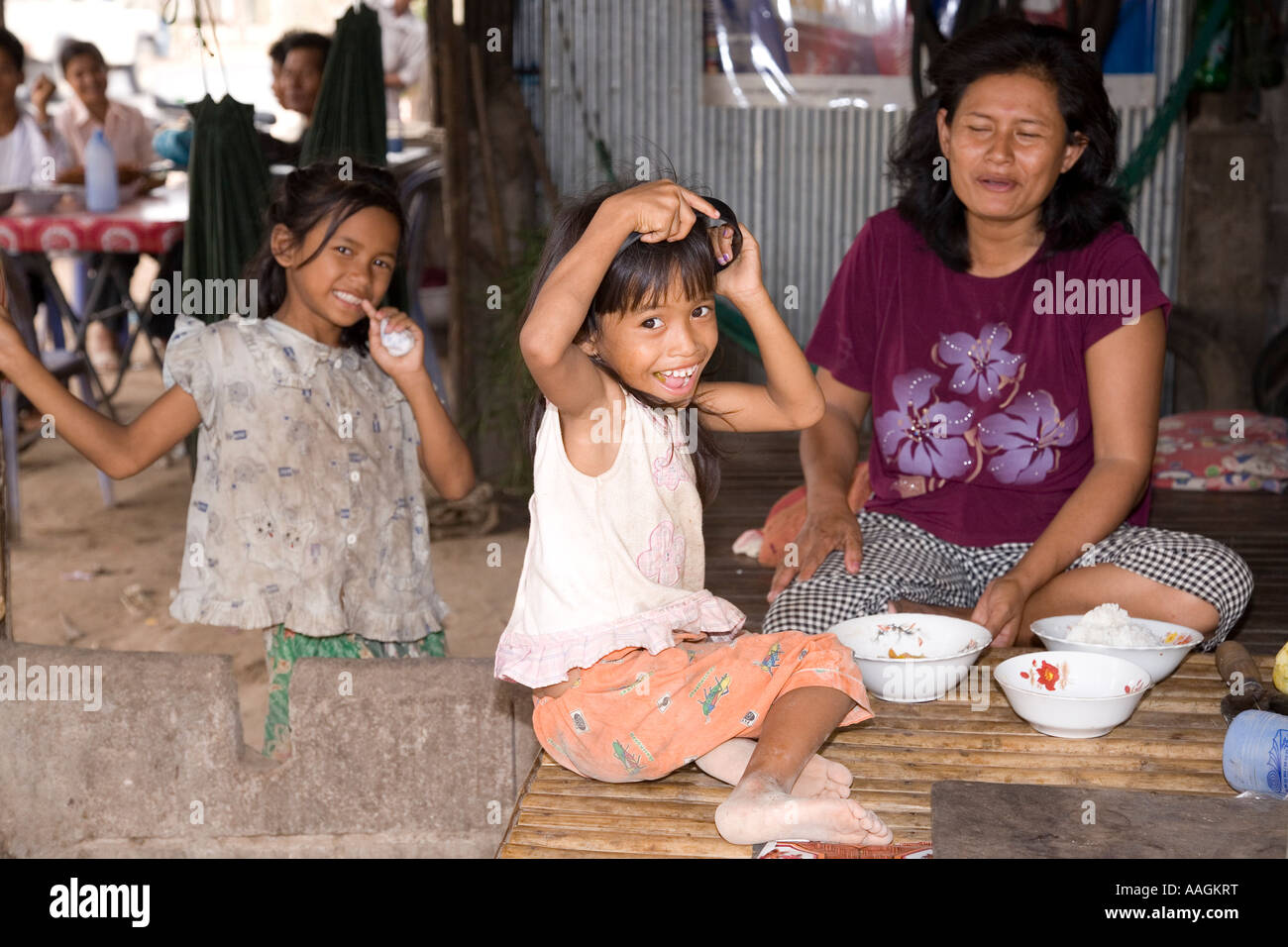 Village house near Phnom Penh Cambodia Stock Photo - Alamy