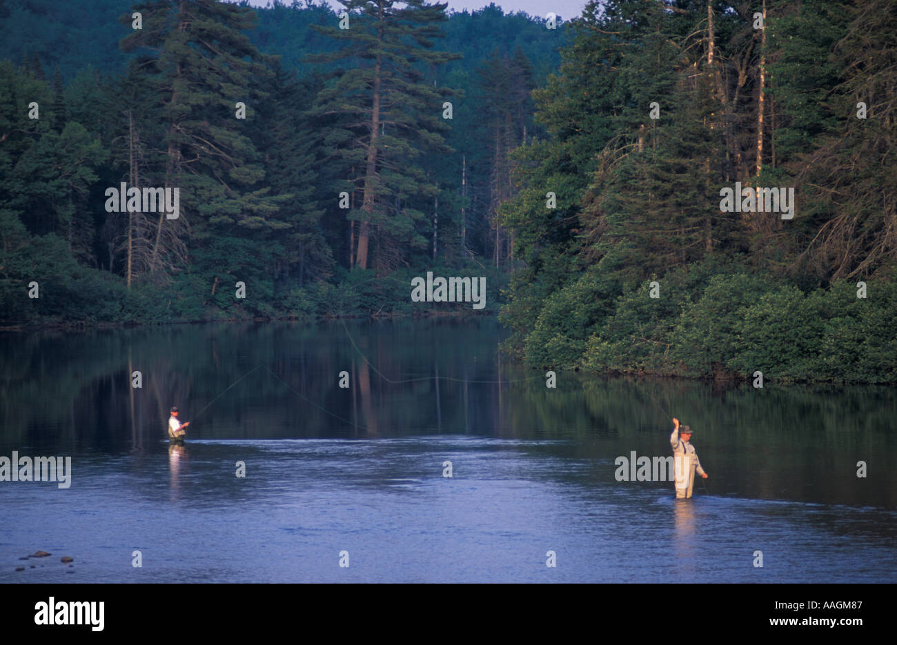 Errol NH Fly fishing on the Androscoggin River 13 Mile Woods Northern