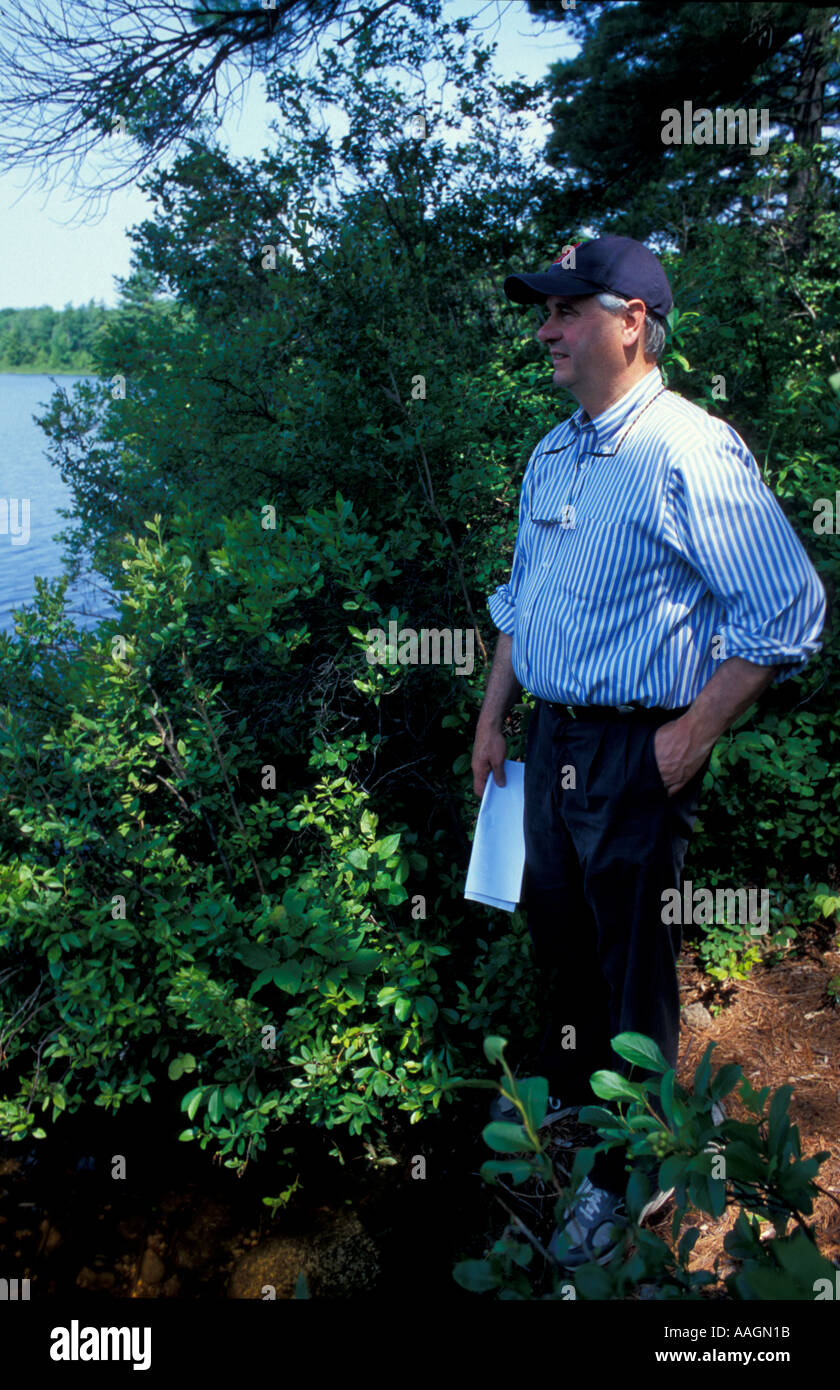 Freedom NH Congressman Jeb Bradley Rep 1st NH Congressional District surveys Trout Pond in