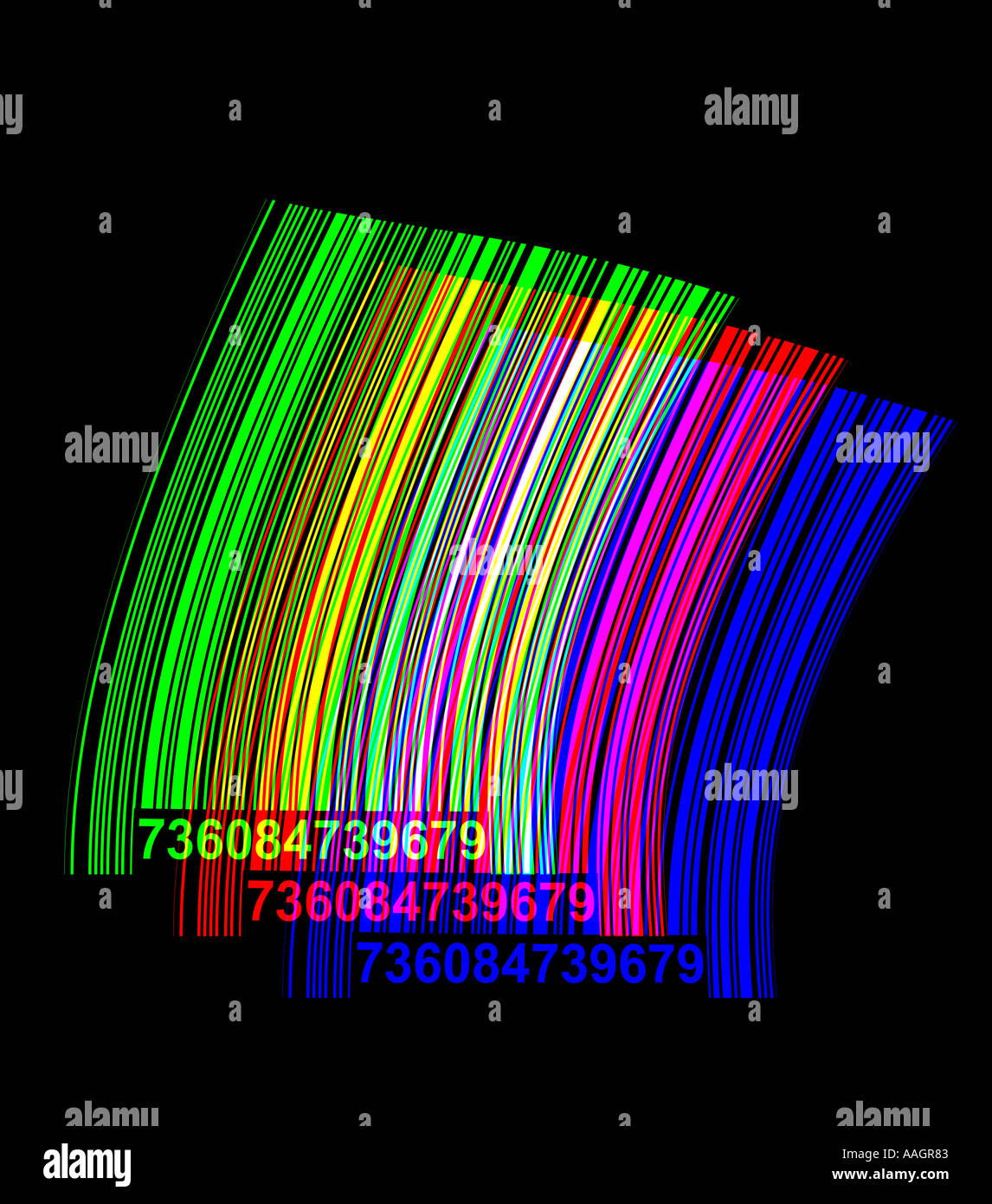 Colorful bar code hi-res stock photography and images - Alamy