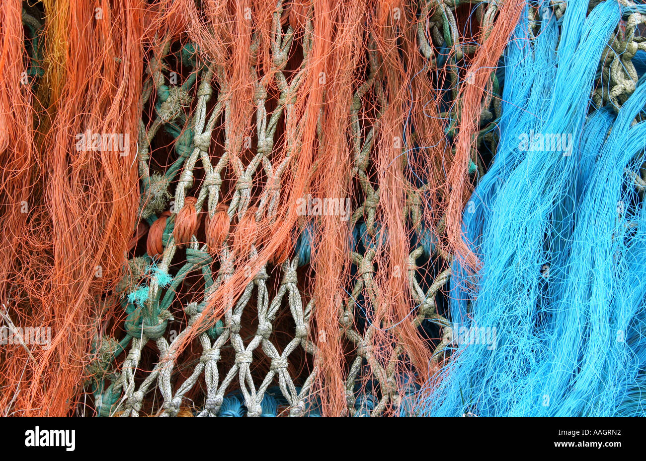 old fishing nets Stock Photo Alamy